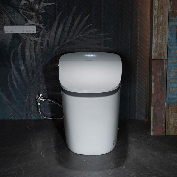 WOODBRIDGE Smart Voice Control Bidet Toilet with Auto Flush and Cleaning Foam