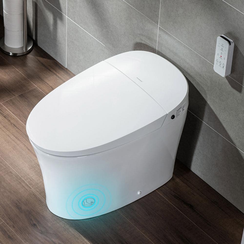 WOODBRIDGE Elongated Tankless Smart Bidet Toilet with Auto Flush and Heated Seat