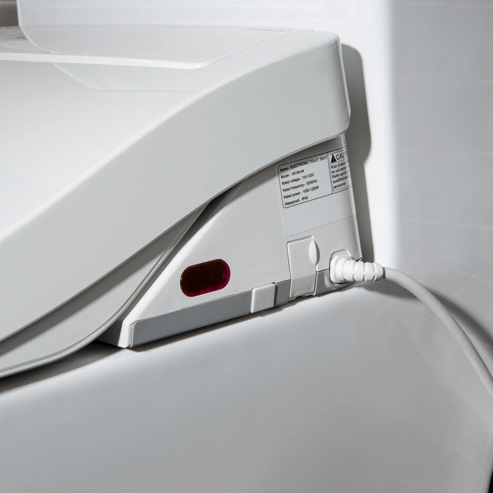 WOODBRIDGE Journey Dual Flush One-Piece Elongated Smart Bidet Toilet - White
