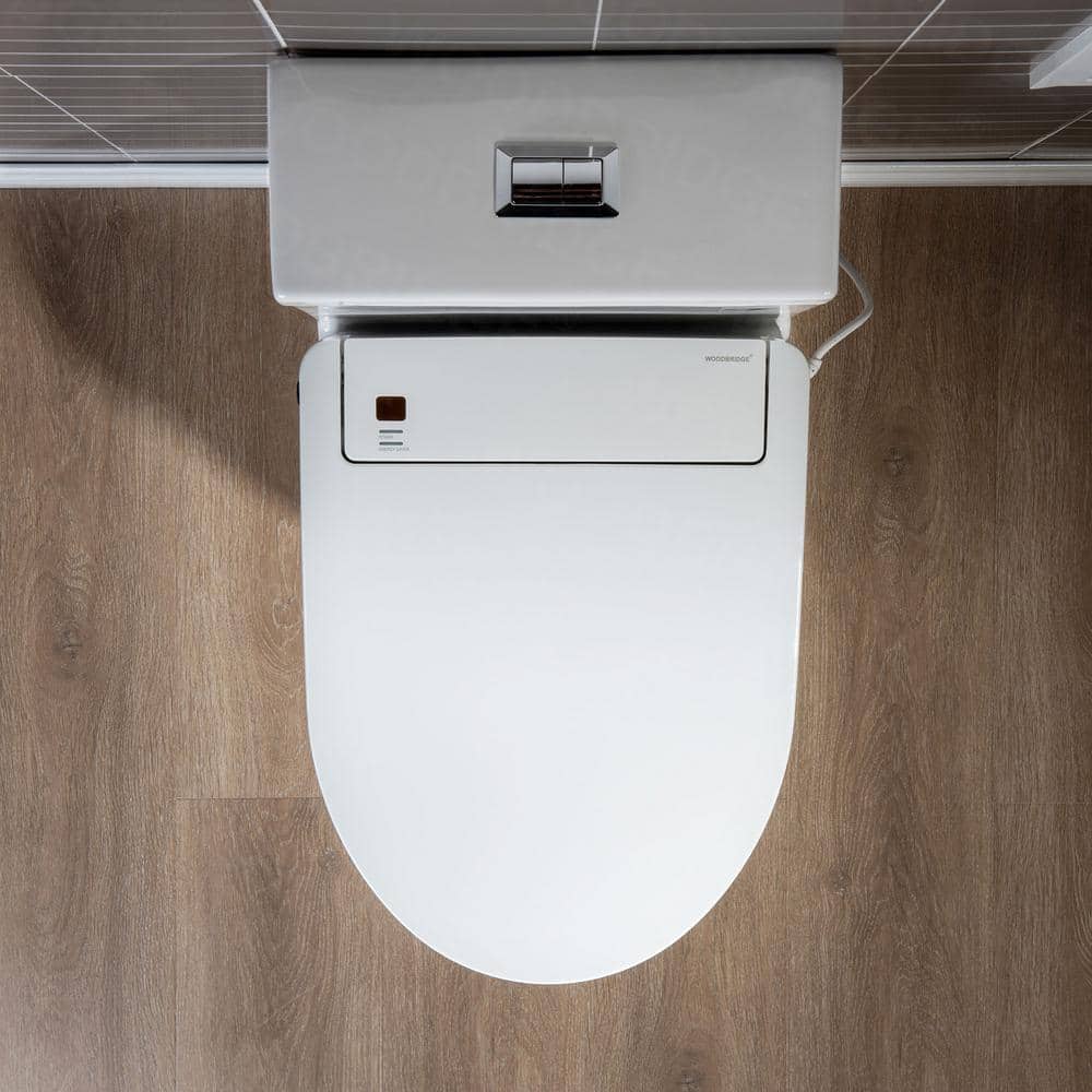WOODBRIDGE Journey Dual Flush One-Piece Elongated Smart Bidet Toilet - White