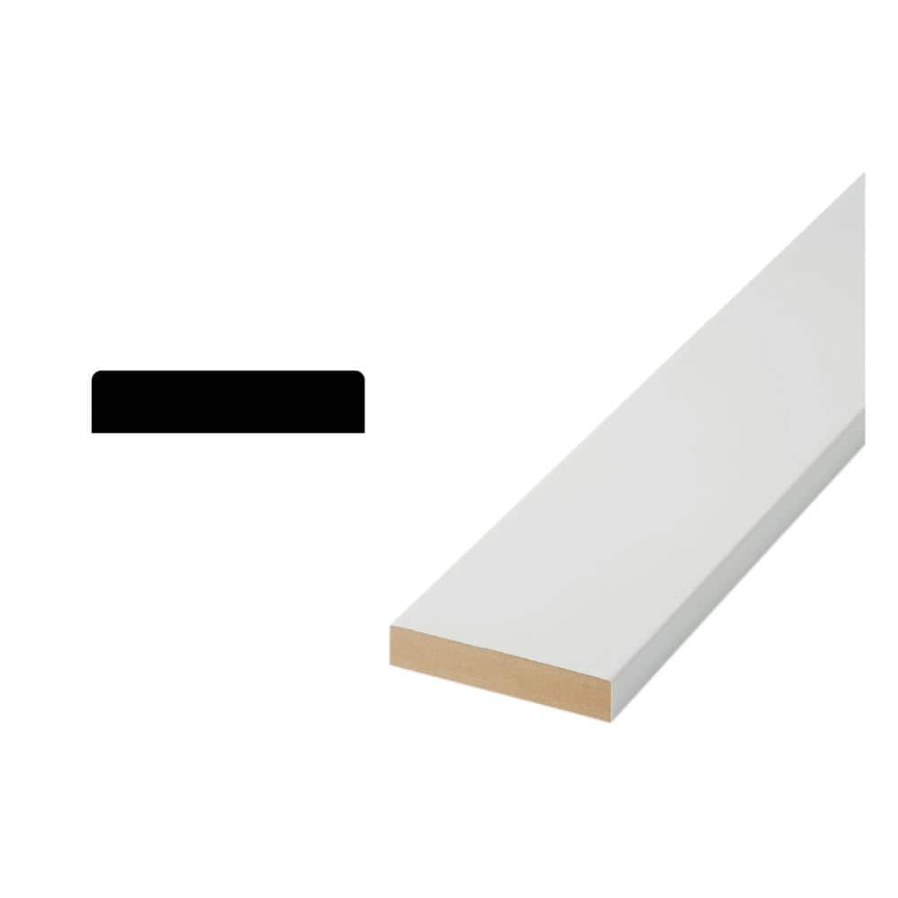 Woodgrain Millwork 35E2 Timeless Craftsman 11/16 in. x 3-1/2 in. Primed MDF Casing