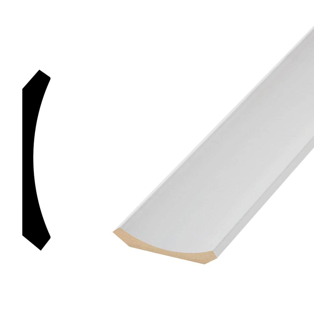 Woodgrain Millwork 425 11/16 in. x  4 1/4 in. x  96 in. Craftsman Primed MDF Crown Moulding (1-Piece − 8 Total Linear Feet)