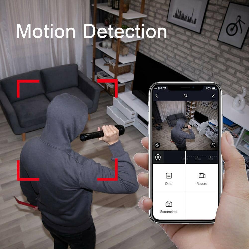 Xodo Smart Home Security Surveillance Kit with 1080p Camera, 60-Watts Smart Bulb,Smart Home Plug, App Controlled,Easy install