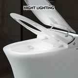 Xspracer Moray Elongated Smart Bidet Toilet with Heated Seat, Remote Control, and LED Night Light
