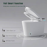 Xspracer Moray Elongated Smart Bidet Toilet with Foot Sensor, LED Display, and Warm Water