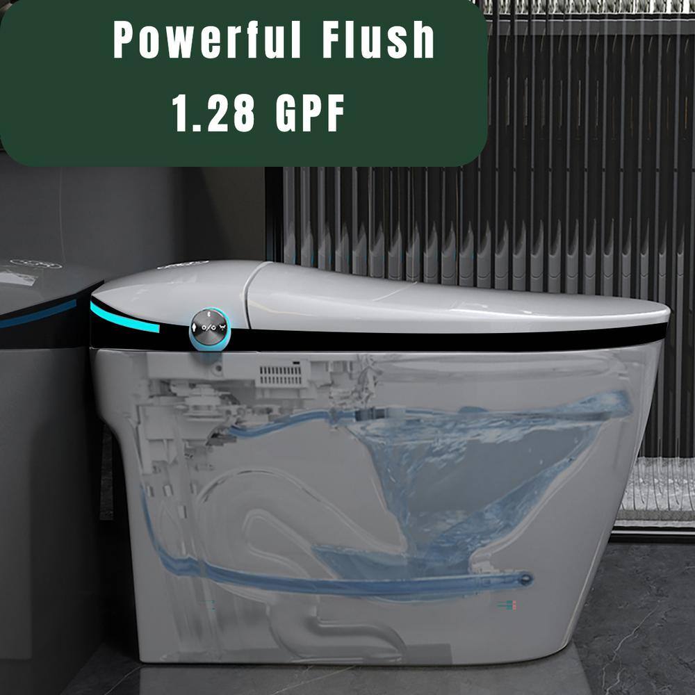 Xspracer Moray Elongated Smart Bidet Toilet with Foot Sensor and LED Night Light