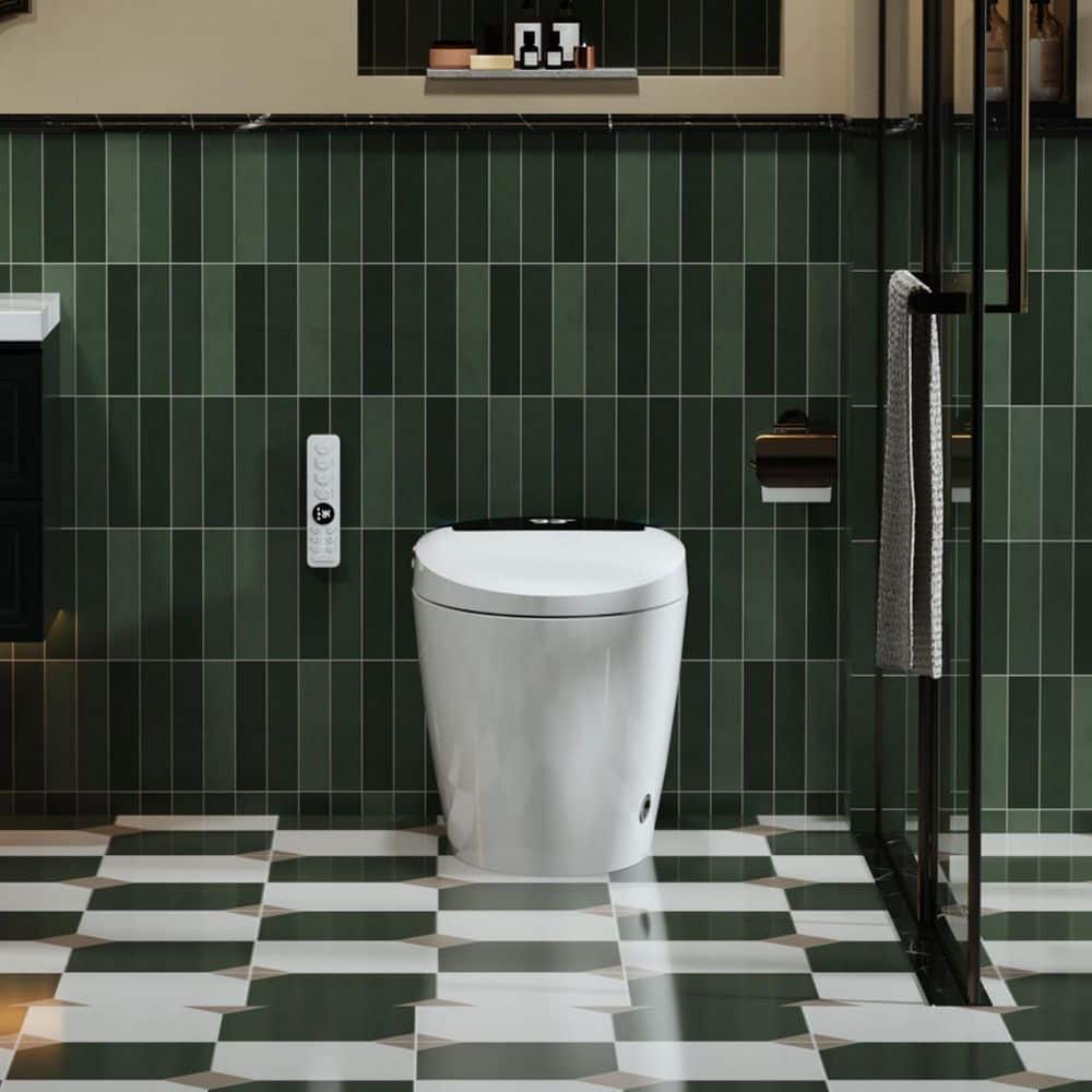 yulika DJ-951B Tankless Smart Bidet Toilet with Auto Flush & Warm Water