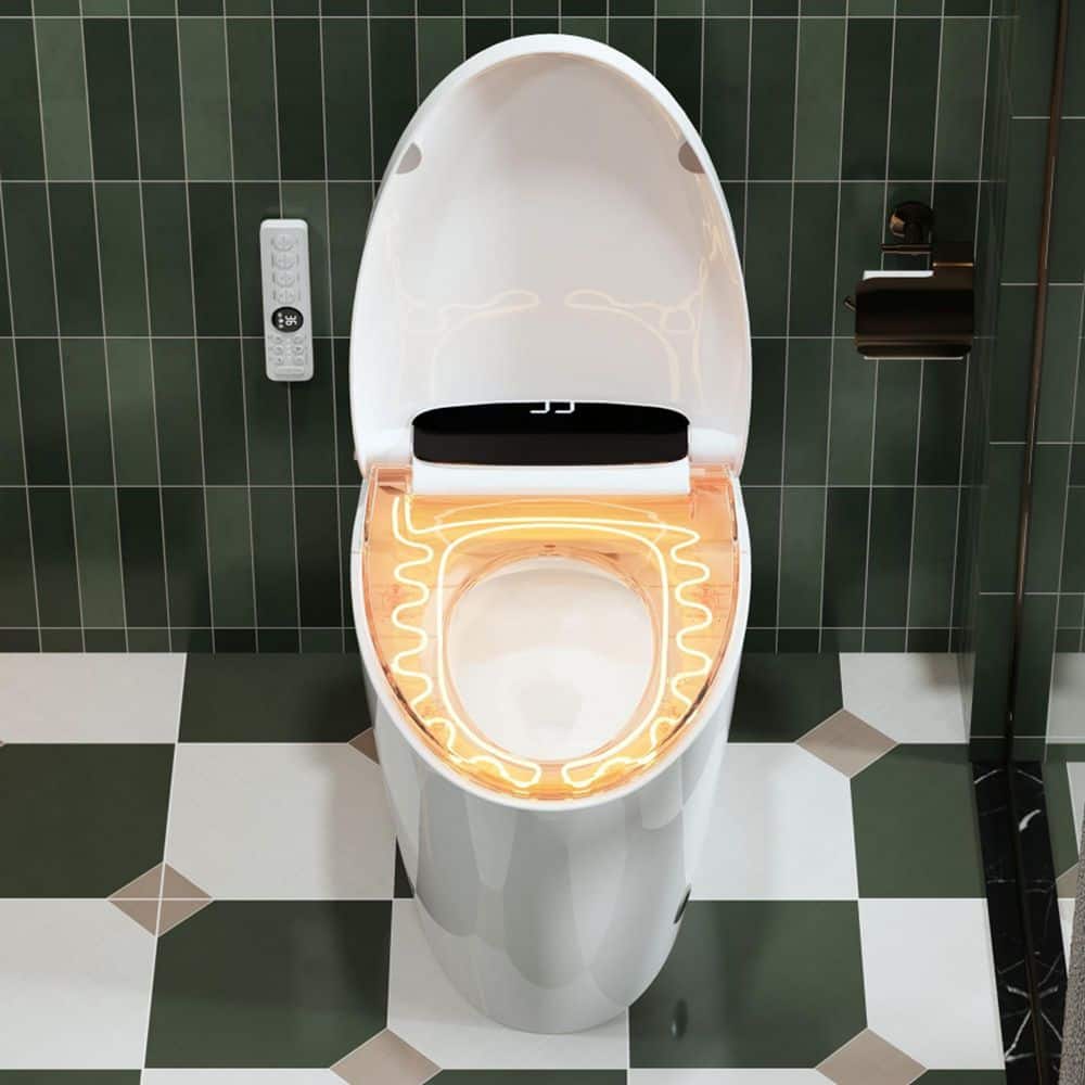 yulika DJ-951E Elongated Smart Bidet Toilet with Heated Seat and Auto Flush