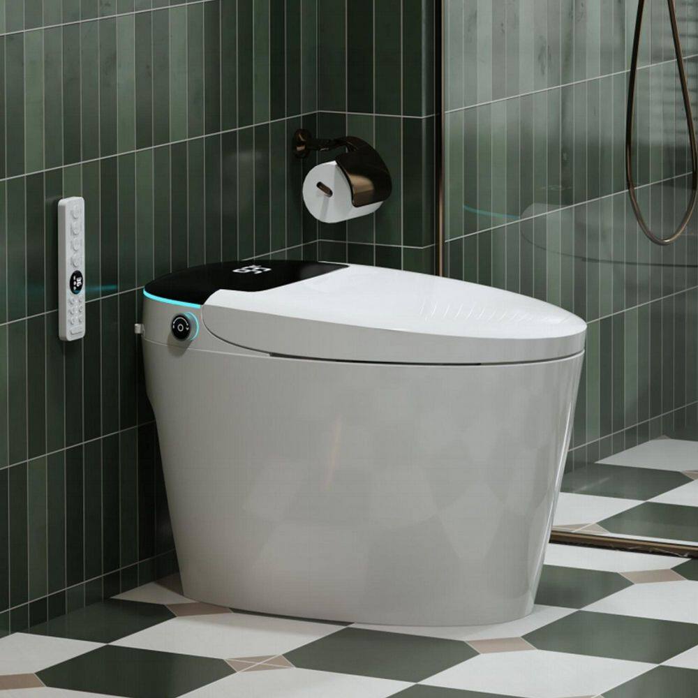 yulika DJ-951E Elongated Smart Bidet Toilet with Heated Seat and Auto Flush