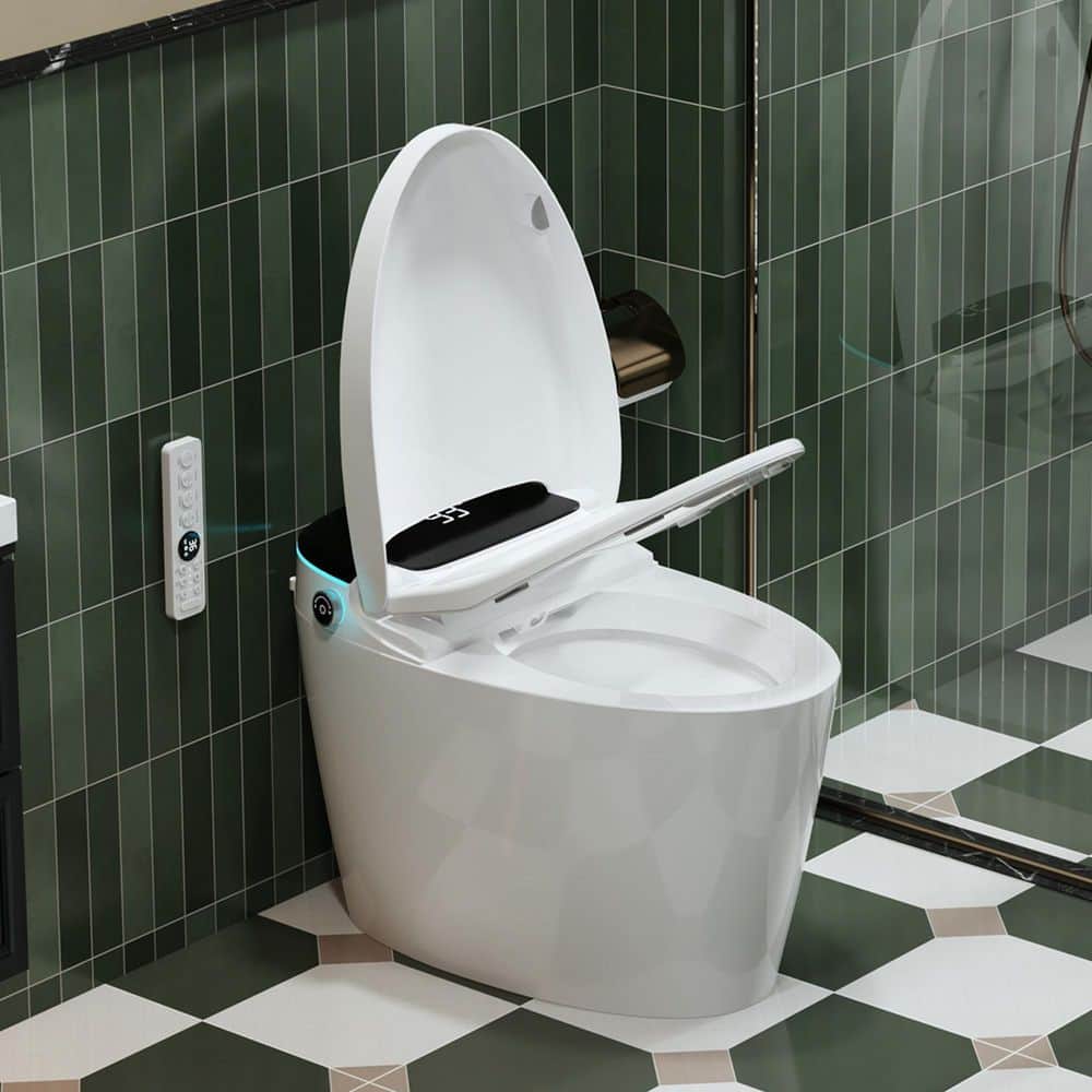 yulika DJ-951E Elongated Smart Bidet Toilet with Heated Seat and Auto Flush