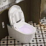 Yulika DJ-963-E Elongated Luxury Smart Toilet with Bidet Seat, Auto Functions