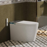 Yulika DJ-963-E Elongated Luxury Smart Toilet with Bidet Seat, Auto Functions