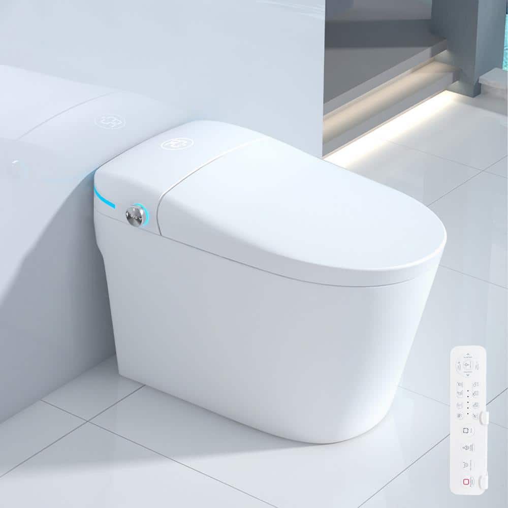 Yulika Smart Toilet with Bidet, Heated Seat & Remote Control