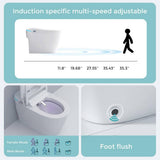 Yulika Smart Toilet with Bidet, Heated Seat & Remote Control