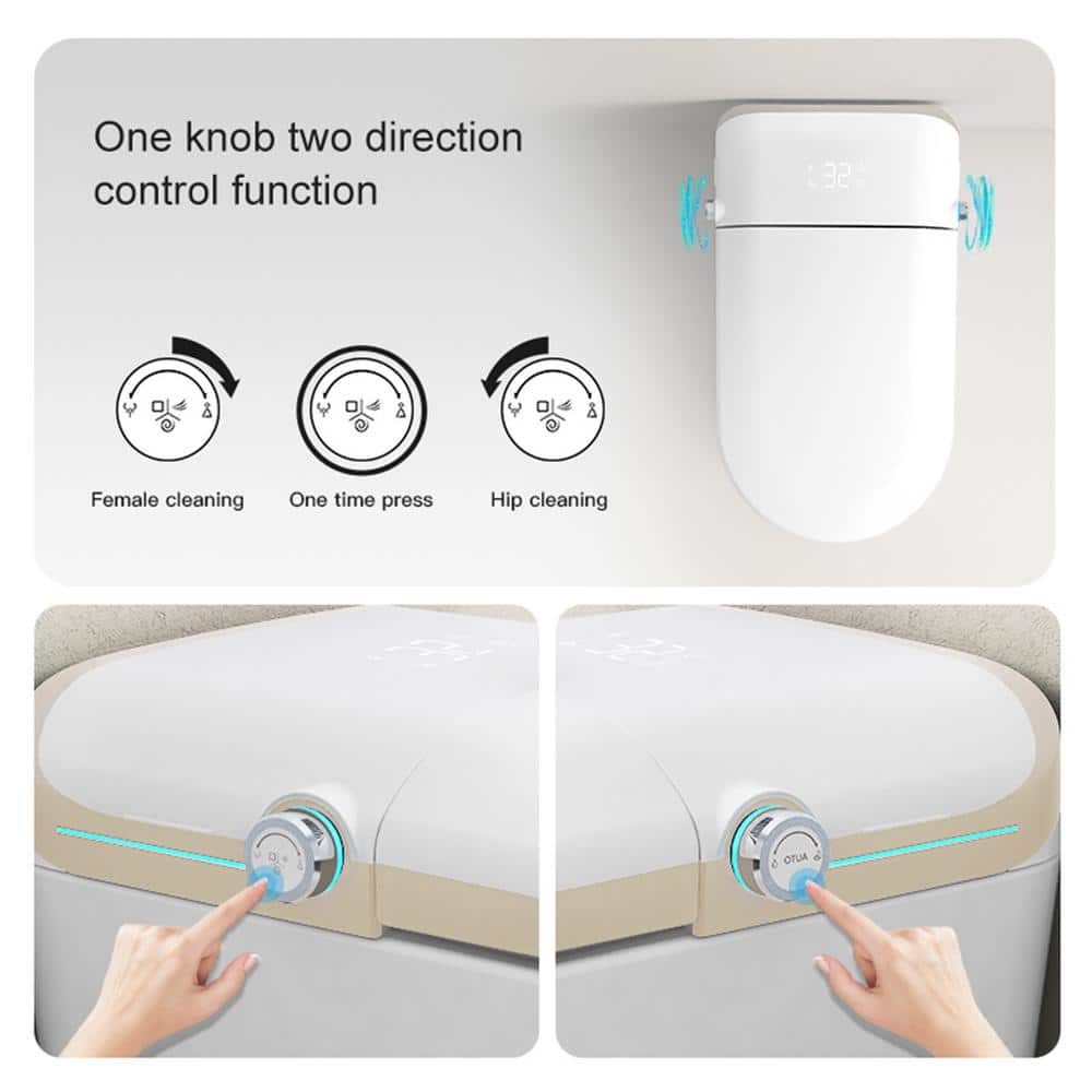 Yulika DJ-U2 One Piece Bidet Toilet with Heated Seat & Remote Control