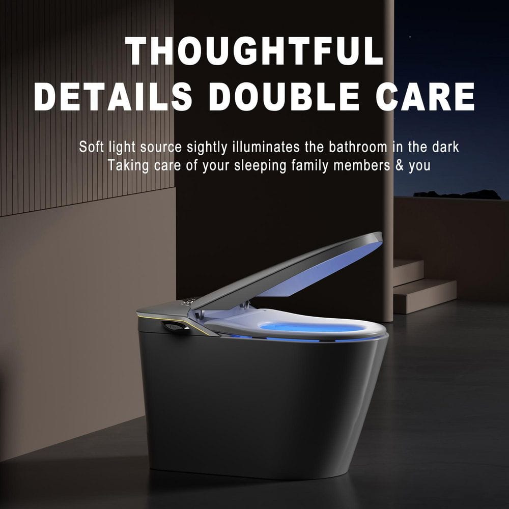 yulika DJ-U6 Elongated Smart Toilet with Built-in Bidet and Dual Flush
