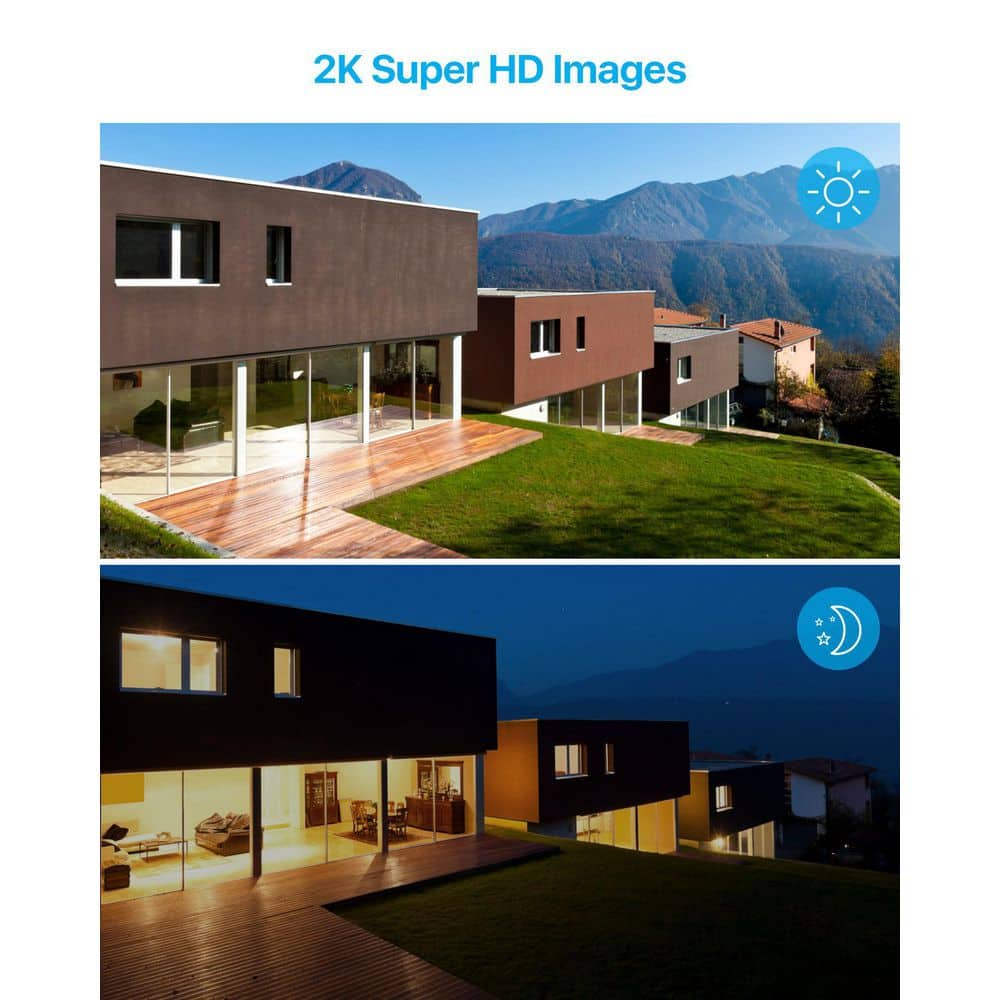 ZOSI ZG1883M 3MP Wireless Add-On Security Camera Only Work with W4/W4 Pro NVR Model ZR08PU, ZR08GP
