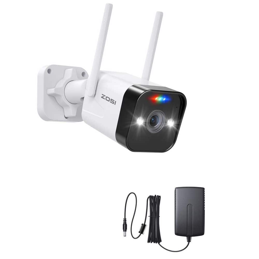 ZOSI ZG1883M 3MP Wireless Add-On Security Camera Only Work with W4/W4 Pro NVR Model ZR08PU, ZR08GP