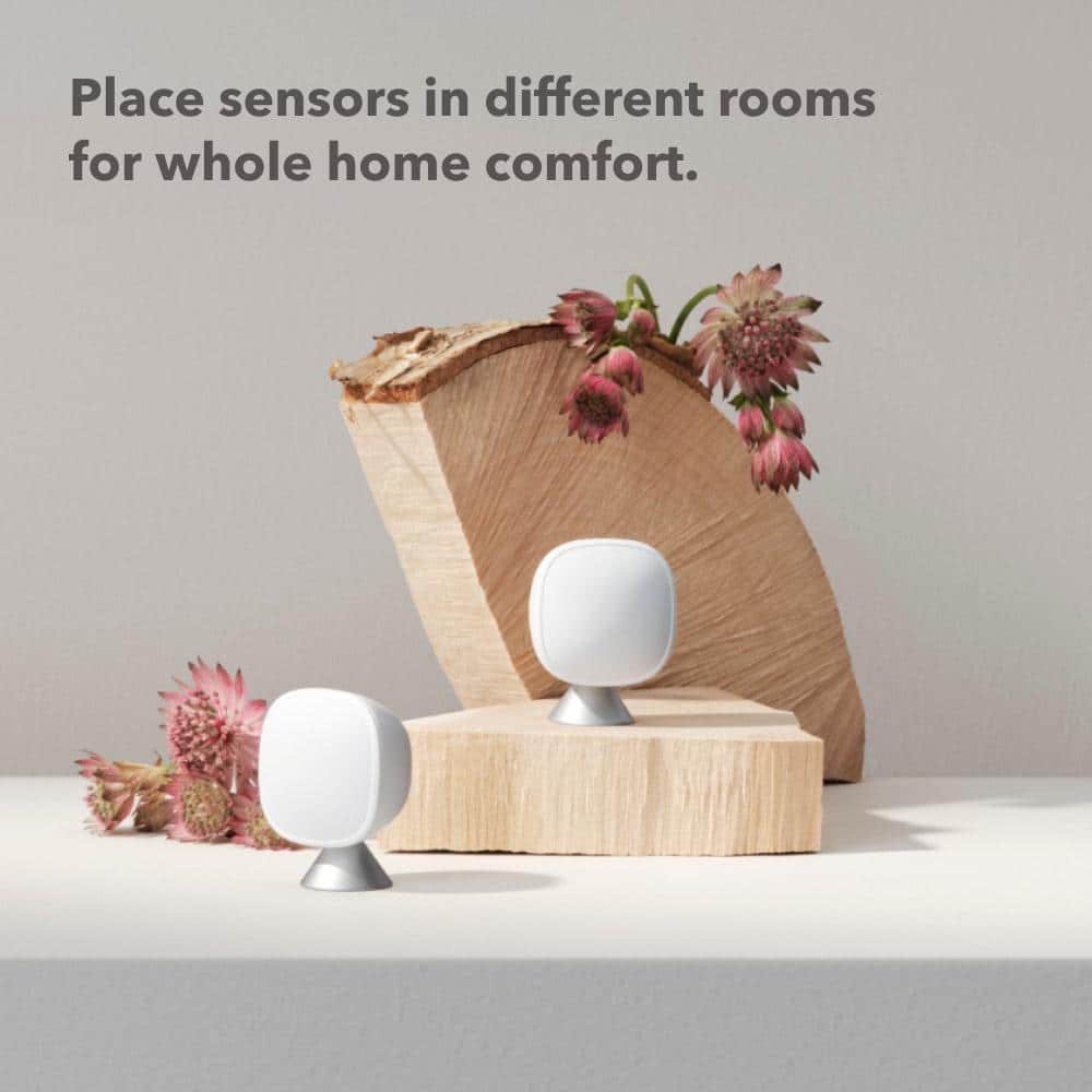 ecobee Smart Sensor 2 Pack- Comfort, Security, Energy Savings- Smart Home- Compatible with ecobee Smart Home Thermostats
