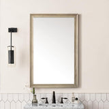 James Martin Vanities Glenbrooke 26" x 40" White Washed Oak Vanity Mirror