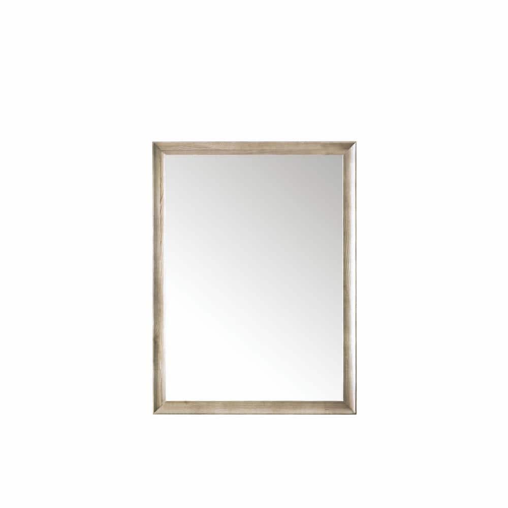 James Martin Vanities Glenbrooke 30" x 40" Whitewashed Oak Vanity Mirror