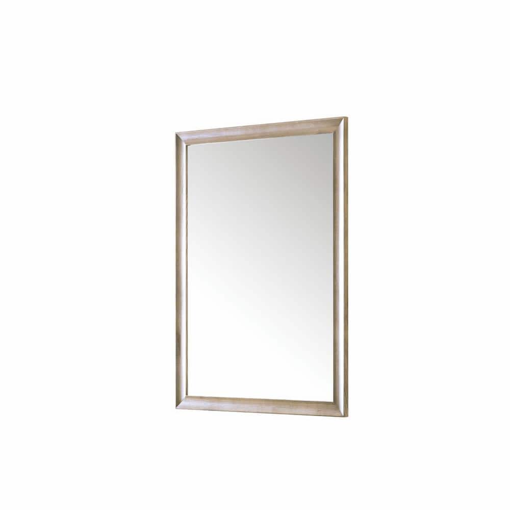 James Martin Vanities Glenbrooke 30" x 40" Whitewashed Oak Vanity Mirror