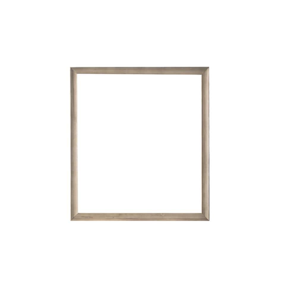 James Martin Vanities Glenbrook 36" x 40" Whitewashed Oak Bathroom Vanity Mirror