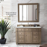 James Martin Vanities Bristol 44" x 40" Whitewashed Walnut Vanity Mirror