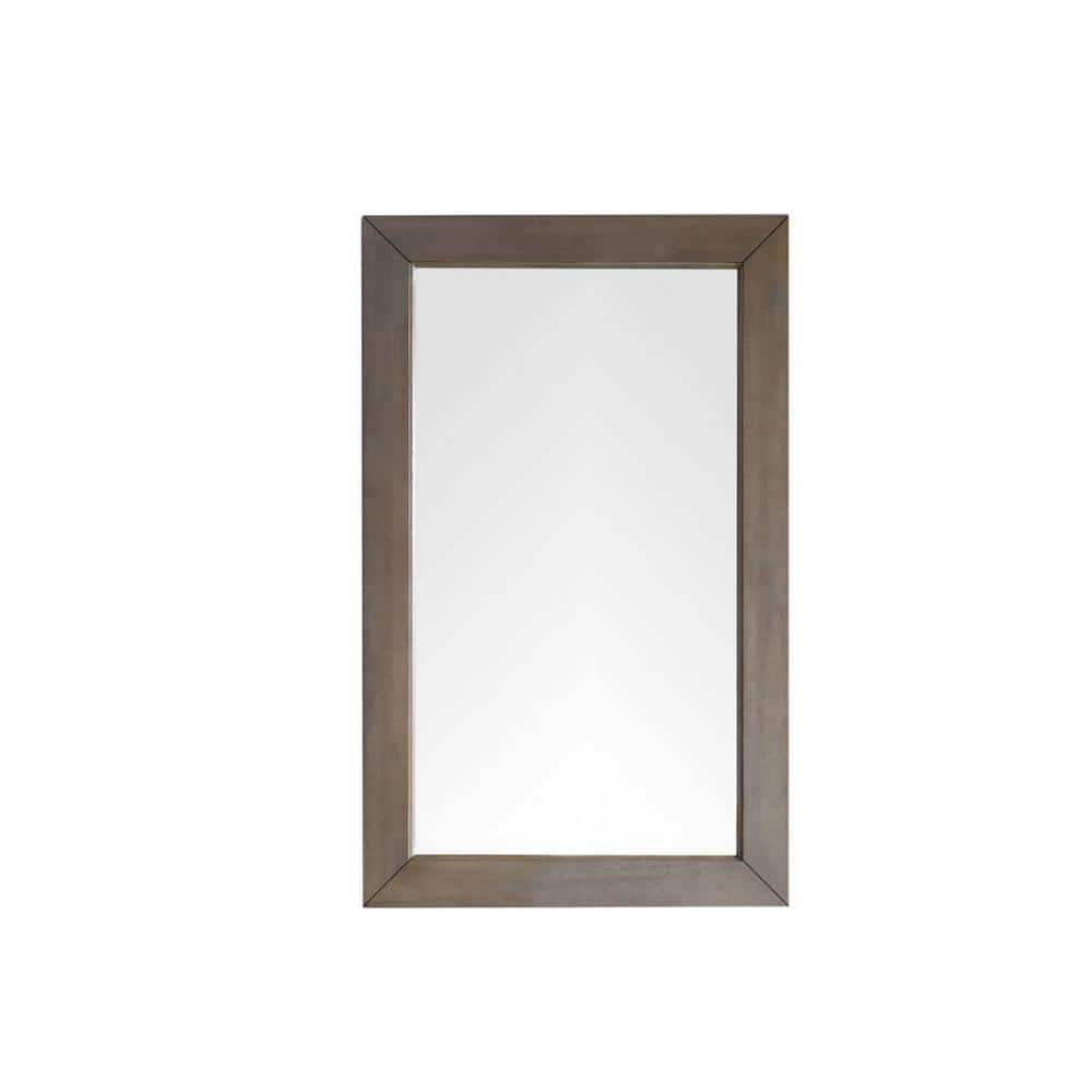 James Martin Vanities Chicago 26" x 42" Rectangular Bathroom Vanity Mirror in Whitewashed Walnut