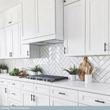 Tilebar Basic White 4x12 Polished Ceramic Subway Wall Tile