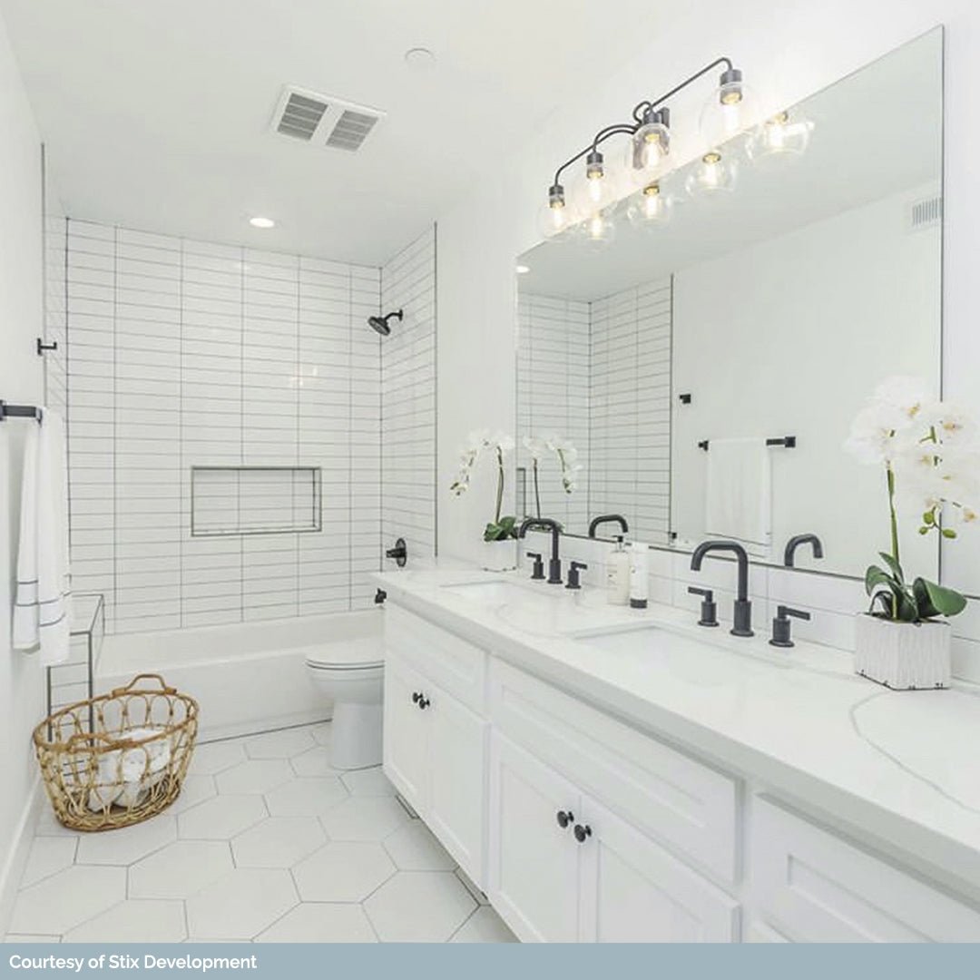 Tilebar Basic White 4x12 Polished Ceramic Subway Wall Tile