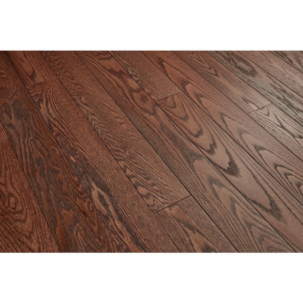 Bruce American Vintage Wildly Cherry Red Oak 3/4 in. T x 5 in. W Wire Brushed Solid Hardwood Flooring (23.5 sq.ft./ctn)