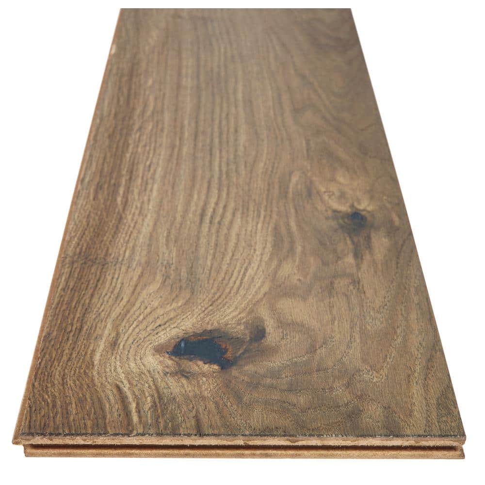 Shaw Boardwalk Willow White Oak 1/2 in. T X 7 in. W Tongue and Groove Engineered Hardwood Flooring (23.58 sq.ft./case)