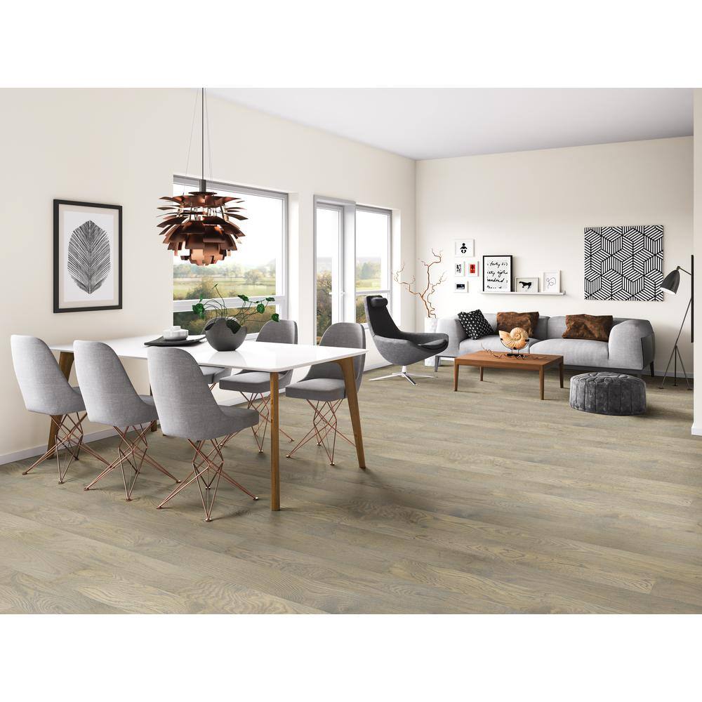 A&A Surfaces Woodridge Willrow Oak 0.28 in. x 6.5 in. Waterproof Wire Brushed Engineered Hardwood Flooring (1040.16 sq. ft./pallet)