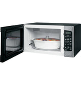 GE 2.0-cu ft 1200-Watt Countertop Microwave, Stainless Steel (JES2051SNSS)