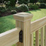 Deckorators 4 in. x 4 in. Newport Classic Pressure Treated Wood Pine Post Cap