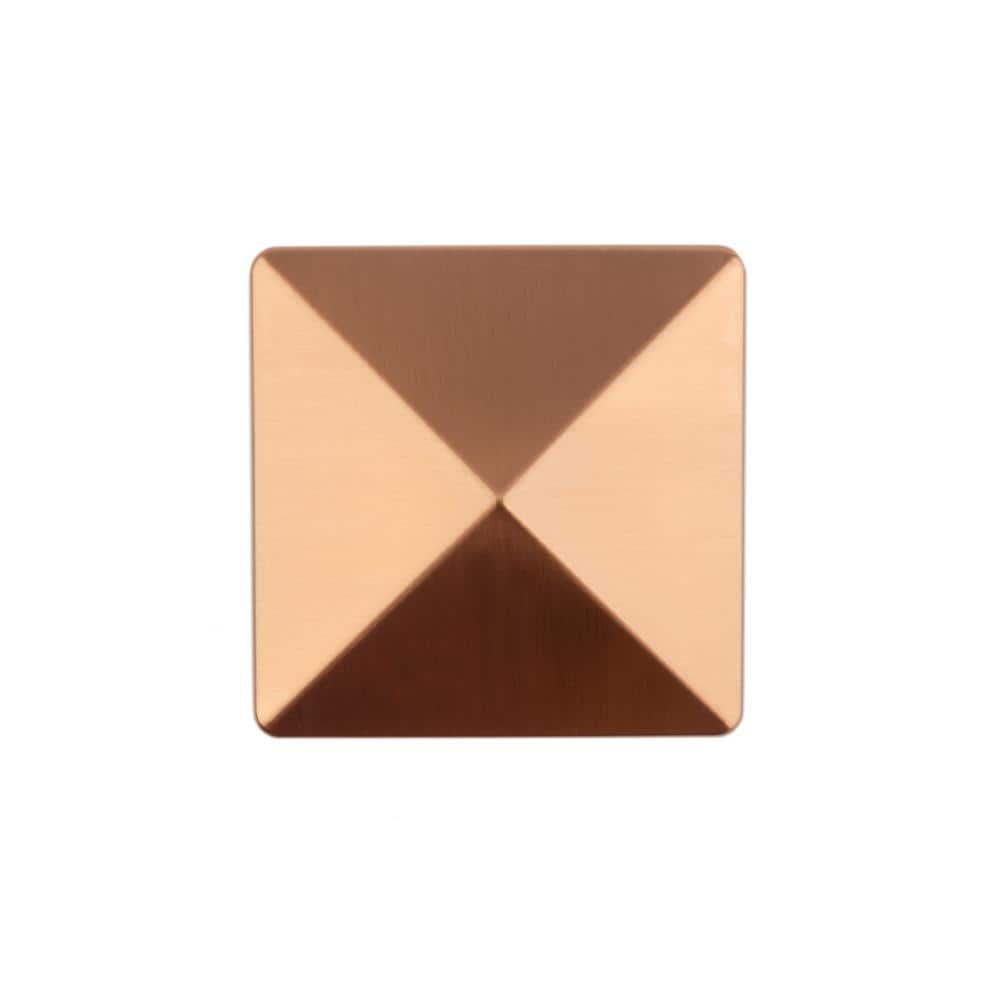 Deckorators 4 in. x 4 in. Victoria Copper High Point Cedar Post Cap