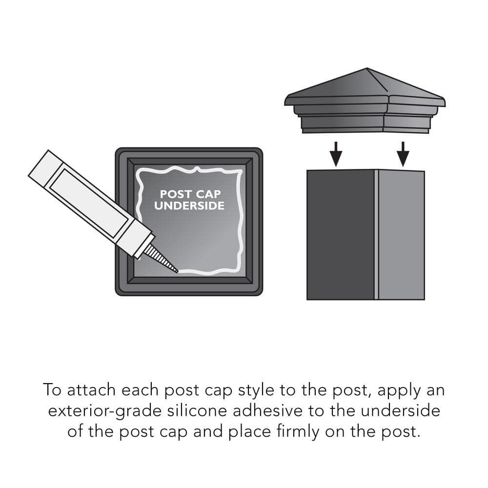 Deckorators 6 in. x 6 in. Newport Copper High Top Cedar Wood Post Cap