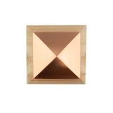 Deckorators 6 in. x 6 in. Newport Copper High Top Cedar Wood Post Cap