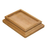 Protectyte Miterless 4 in. x 6 in. Untreated Wood Flat Slip Over Fence Post Cap with Stainless Steel Pyramid