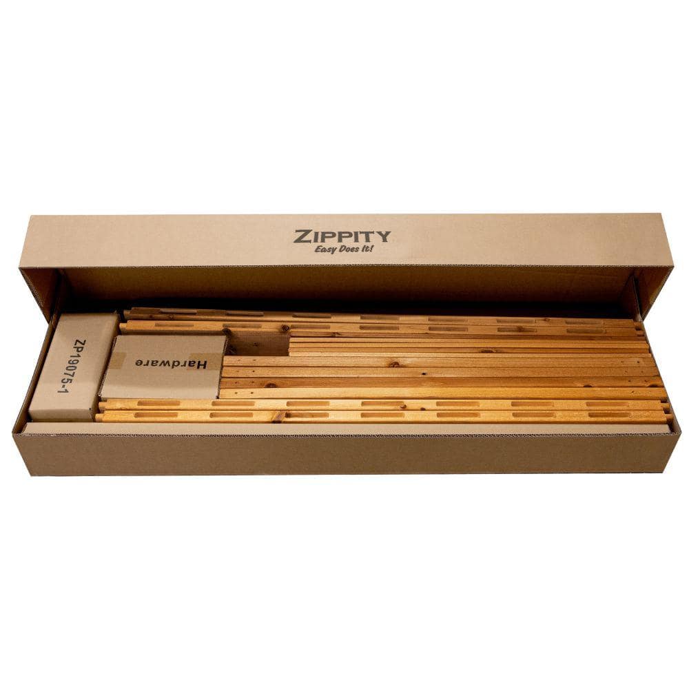 Zippity Outdoor Products Newberry Dig Free Wood Fence Kit - 48 in. x 32 in. Panels