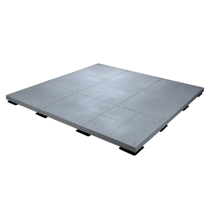UDECX 10-ft x 10-ft Flint Grey Composite Patio Deck Starter Kit