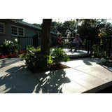UDECX Flint Grey 40 in. x 40 in. Modular Patio Deck Surface Pad