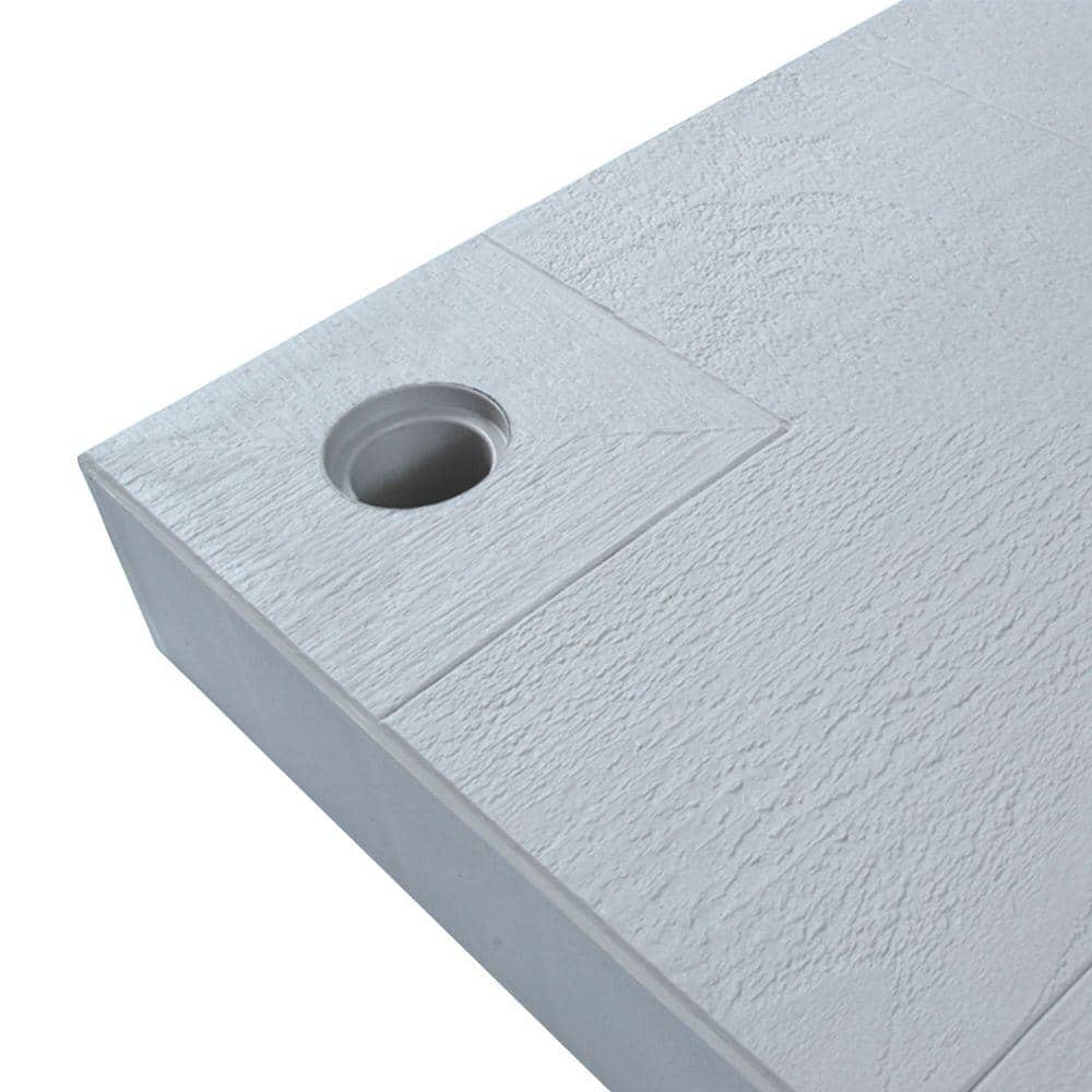 UDECX Flint Grey 40 in. x 40 in. Modular Patio Deck Surface Pad