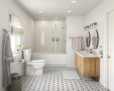 Moen Banbury 8 in. Widespread 2-Handle High-Arc Bathroom Faucet in Spot Resist Brushed Nickel