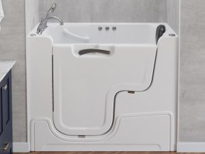 Universal Tubs HD Series 29 in. x 53 in. Left Drain Wheelchair-Access Walk-In Soaking Bathtub in White