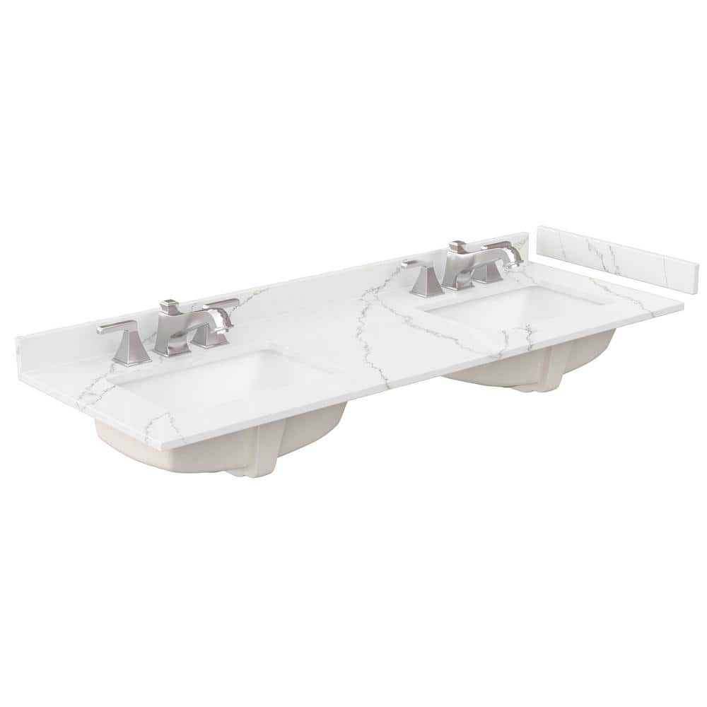 Wyndham Collection Miranda 60" Double Bath Vanity with Giotto Quartz Top