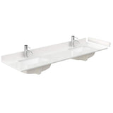 Wyndham Collection Miranda 72" Double Bath Vanity with White Quartz Top