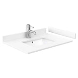 Wyndham Collection Elan 30" Bathroom Vanity with White Cultured Marble Top