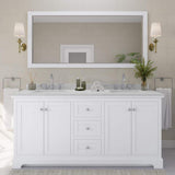 Wyndham Collection Avery 72" Double Bath Vanity with Giotto Quartz Top